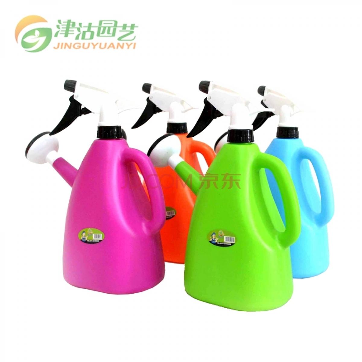 津沽园艺 园艺用品 PP树脂两用洒水壶J5喷水壶 气雾喷洒可调节灌溉农具 多色随机2个
